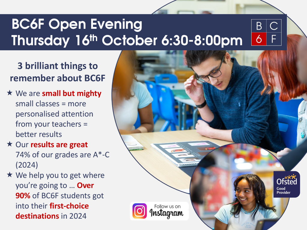 BC6F Open Evening 2x1 01